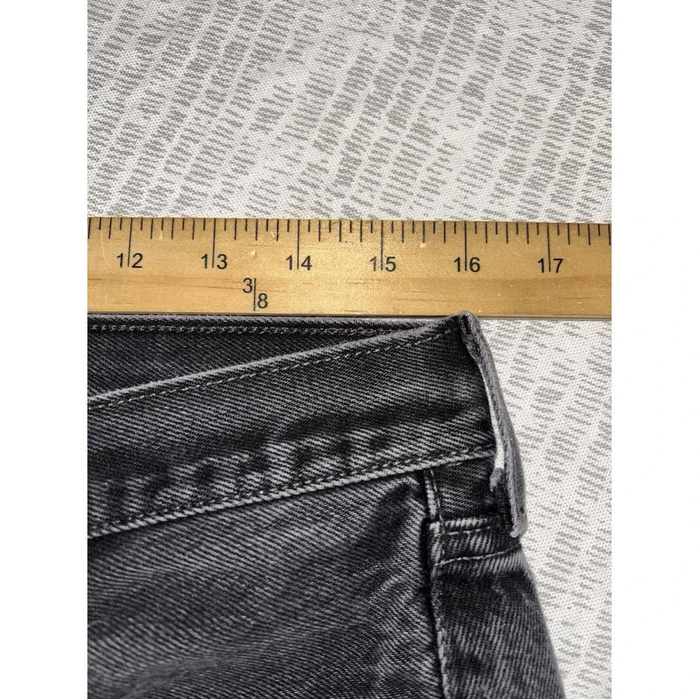 Vintage Levis 501 Jeans Men's 32x32 (Tag 34x34) Black Button Fly Made In USA